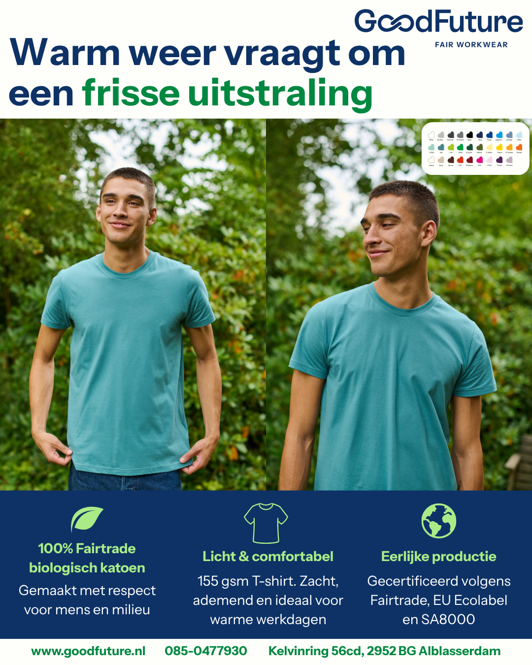 Neutral zomer push shirt